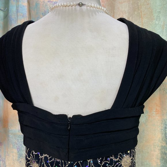 📌R & M Richards The Little Black Dress w/ Lace - Picture 8 of 15